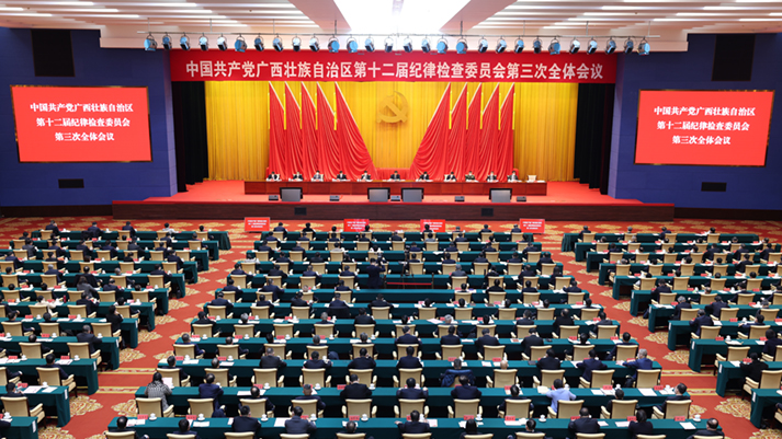 中国共产党广西壮族自治区第十二届纪律检查委员会第三次全体会议公报